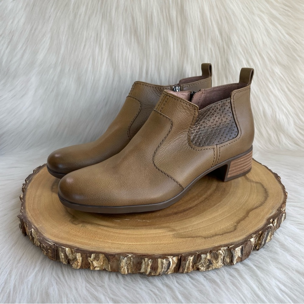 Dansko side zip leather booties 42/11